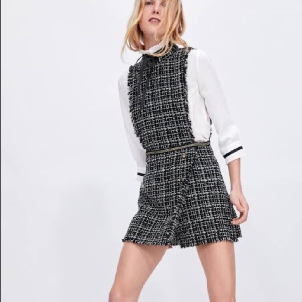 Zara Tweed Romper